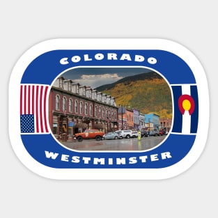 Colorado, Westminster City, USA Sticker